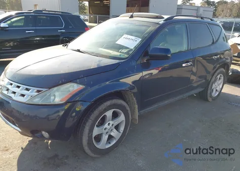 2004 Nissan Murano Sl z USA, uszkodzony, nr VIN JN8AZ08WX4W320050
